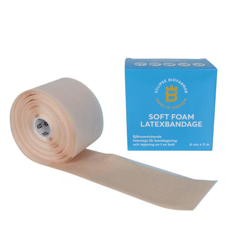 Biofarmab Soft Foam Latexbandage 5m x 6cm