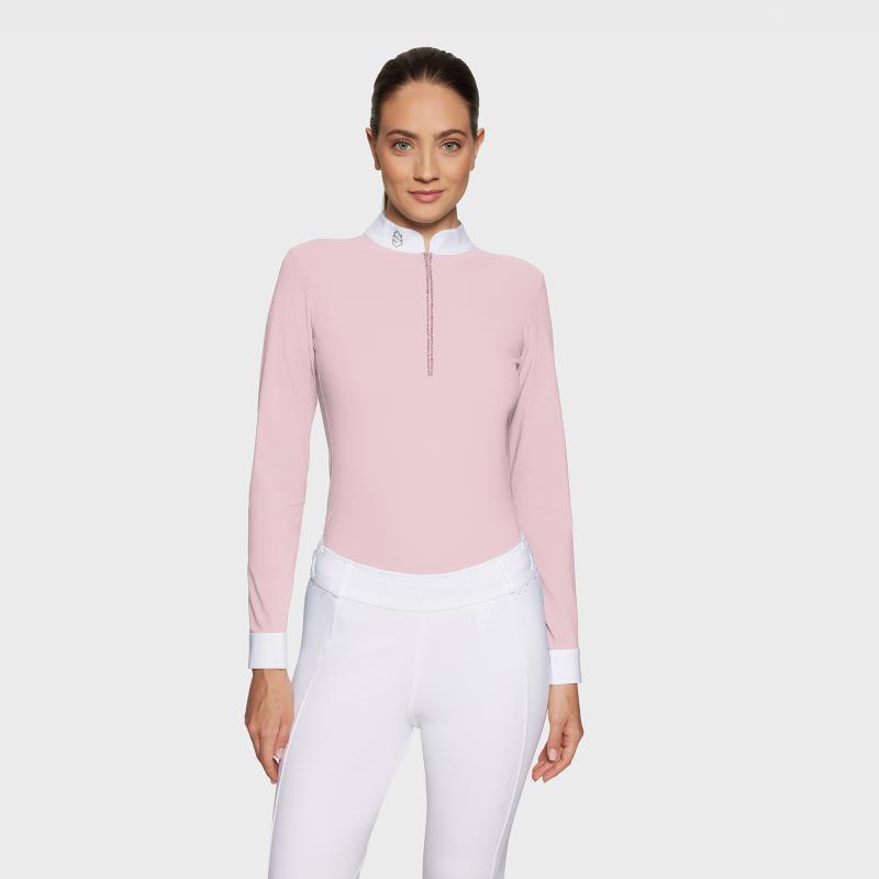 Samshield Aloise Long Sleeves Tävlingstopp Light Blush