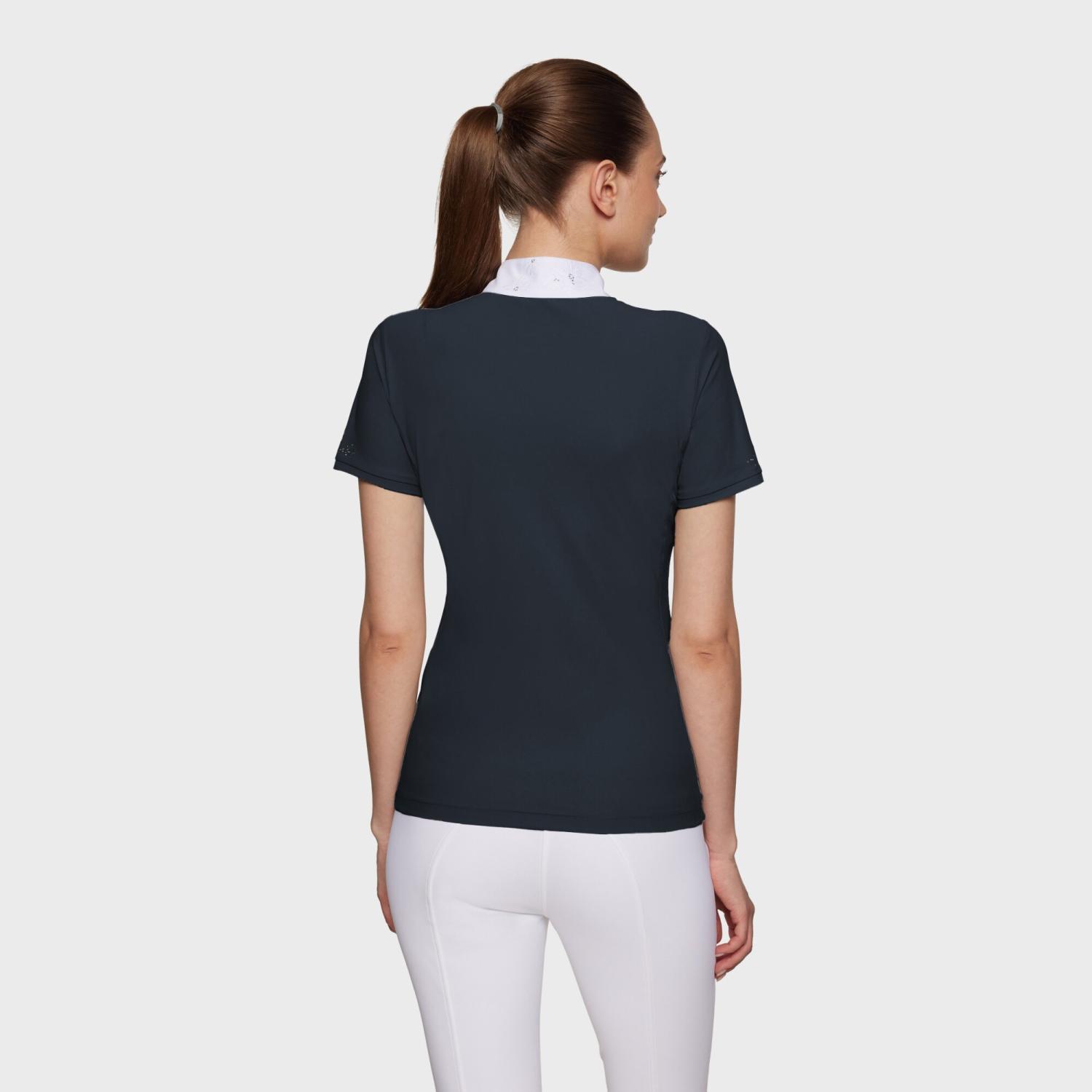 Samshield SS25 Julia Spring Flower Tävlingsskjorta Kortärmad Navy Large