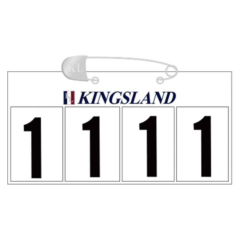 Kingsland nummerlapp 4-Siffror - Vit