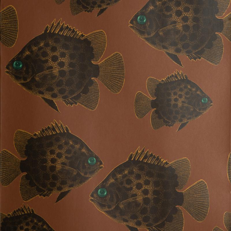Studio Lisa bengtsson mönstrad design tyg fisk
