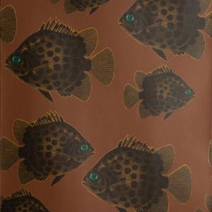 Studio Lisa bengtsson mönstrad design tyg fisk