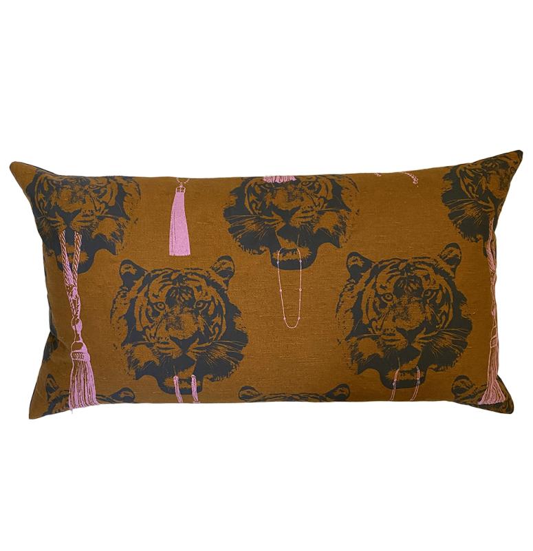 Studio Lisa Bengtsson design high quality pillow pattern tiger