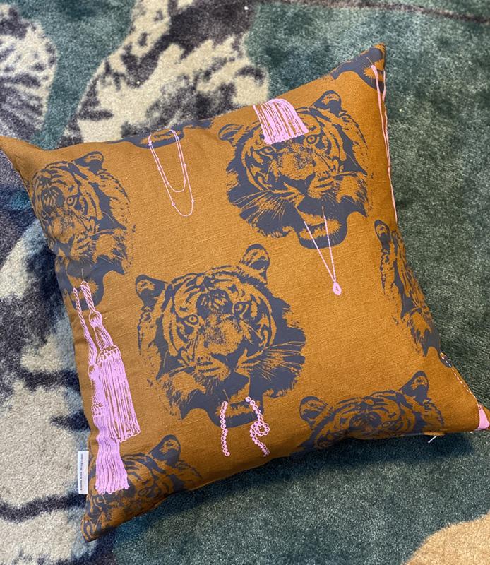 Studio Lisa Bengtsson design high quality pillow pattern tiger