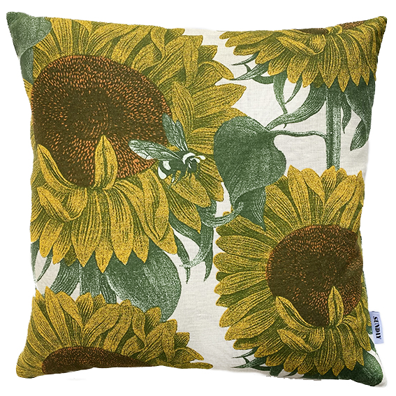 Studio Lisa Bengtsson design high quality pillow pattern sunflower