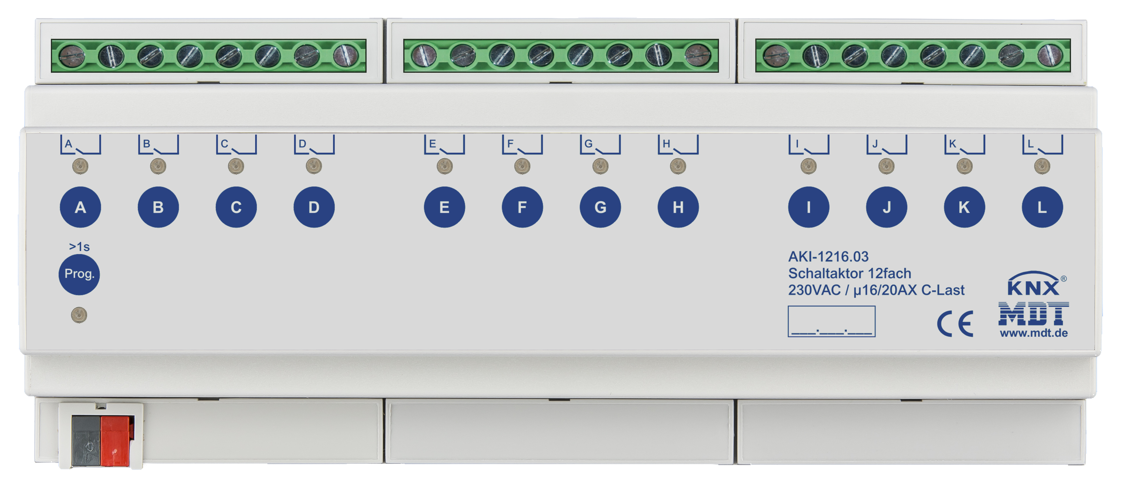 KNX актуатор. Switch actuator. Schaltaktor 16fach. MDT KNX Страна производитель.