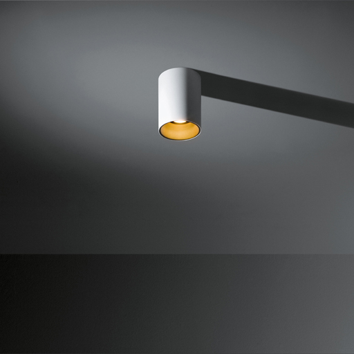 Modular Lotis tubed surface LED retrofit 2700K medium black struc - white struc