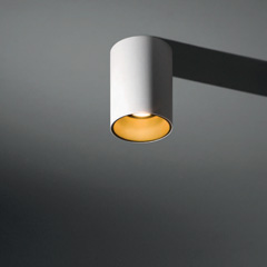 Modular Lotis tubed surface IP44 LED retrofit 2700K medium white struc
