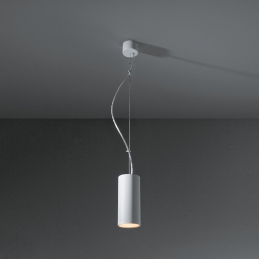 Modular Lotis tubed suspension LED retrofit 2700K medium black struc - white struc
