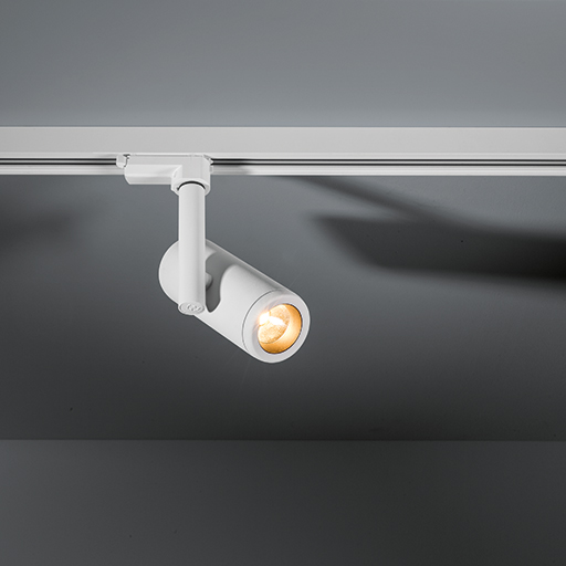 Modular Médard 70 track LED 2700K flood Tre dim GI white struc