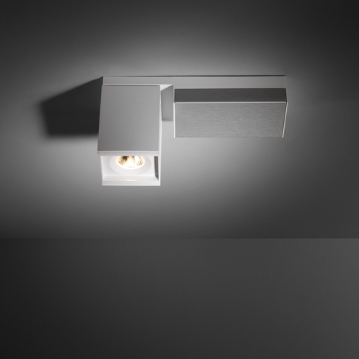 Modular Rektor LED 2700K flood 1-10V/pushdim GI black struc - smoked bronze