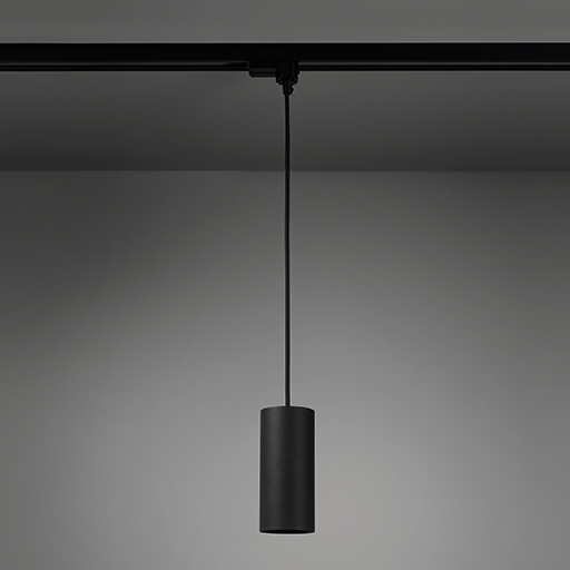 Modular Smart tubed suspension 82 XL track LED dali GI brushed alu