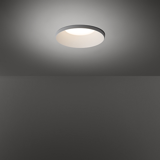 Modular Smart kup 160 diffuse IP55 LED 4000K wide flood GE black struc