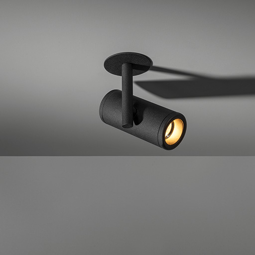 Modular Médard 42 semi-recessed LED 2700K flood GE white struc