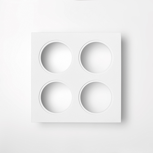 Modular K-set 72 4SQx white struc