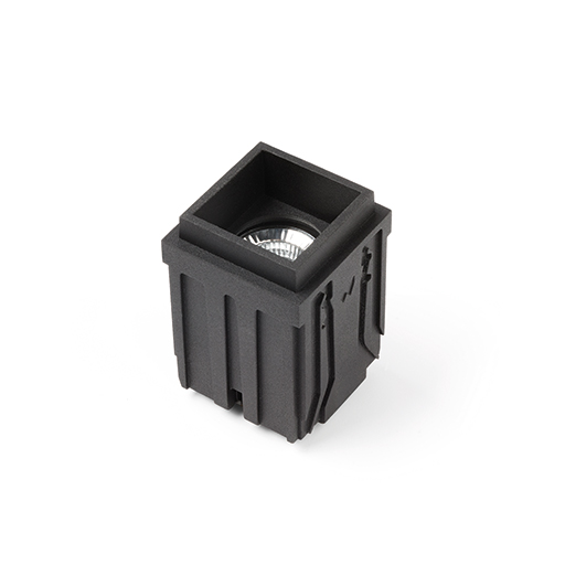 Modular Qbini square out LED 3000K flood GE white struc