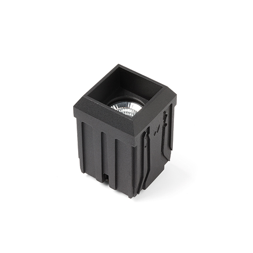 Modular Qbini square tapered LED 4000K flood GE white struc