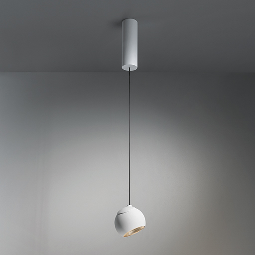Modular Marbul suspension adjustable LED 3000K 1-10V/pushdim GI donkey grey struc