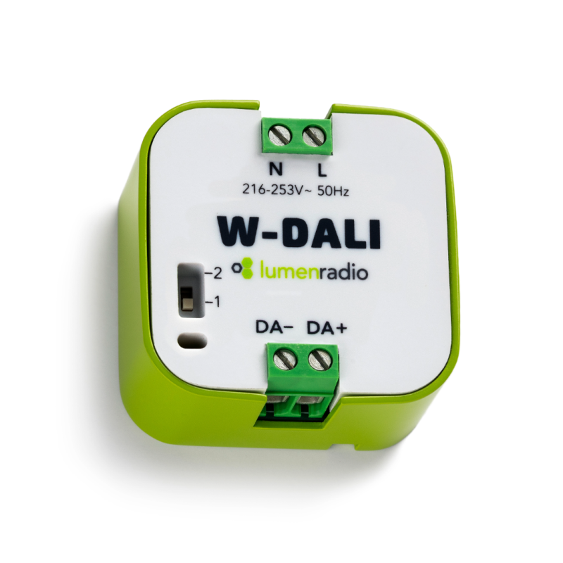 LumenRadio W-DALI Node Trådlös DALI 30mA 10x ECG