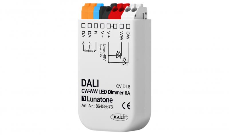 Lunatone DALI DT8 Tunable W 12-48V LED-Dimmer 8A