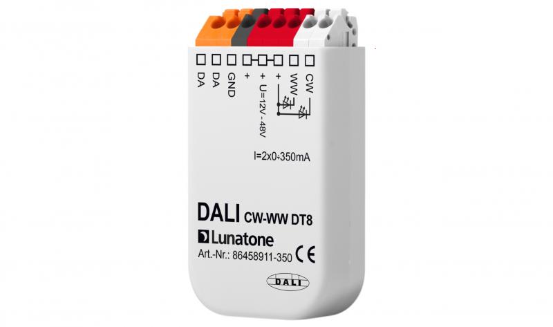 Lunatone DALI DT8 TW 350mA (C+ 12-48V) LED-DimmerD