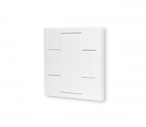 Lunatone DALI Knapp Kryss Vit RAL9016