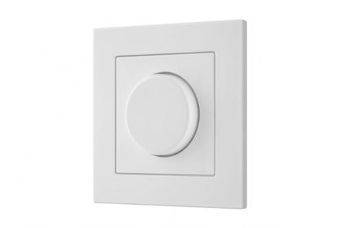 Lunatone Täckram + Vred för DALI ROT Alpinvit Jung Series A