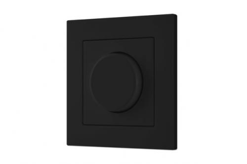 Lunatone Täckram + Vred för DALI ROT  Svart Jung Series A