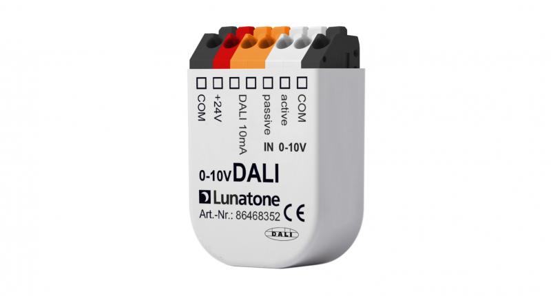 Lunatone 0-10V till DALI converter 10mA OFF/10-100