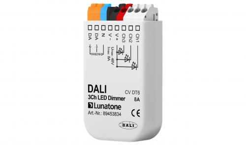 Lunatone DALI 3-k 12-48V LED-Dimmer 8A
