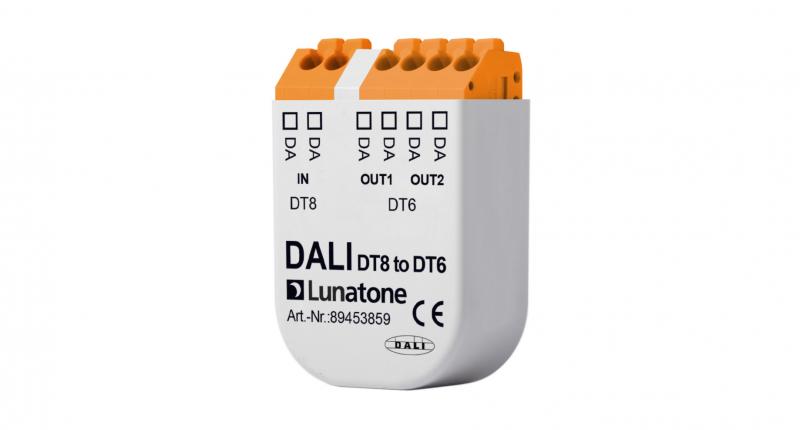 Lunatone DALI DT8 till DT6 converter