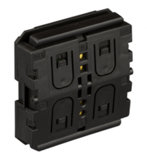 ZF KNX RF Tryckknappsinsats Batterilös 2/4-kn