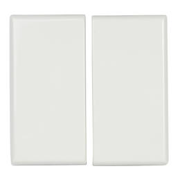 ZF Vippa Dubbel Vit plast blank