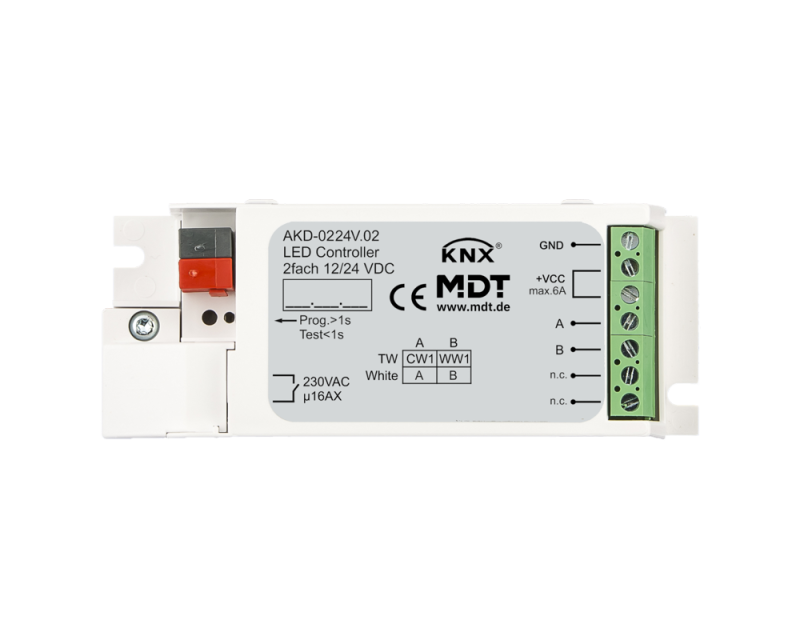 MDT Dimmeraktor 2-kan 12-24V LED-stripe