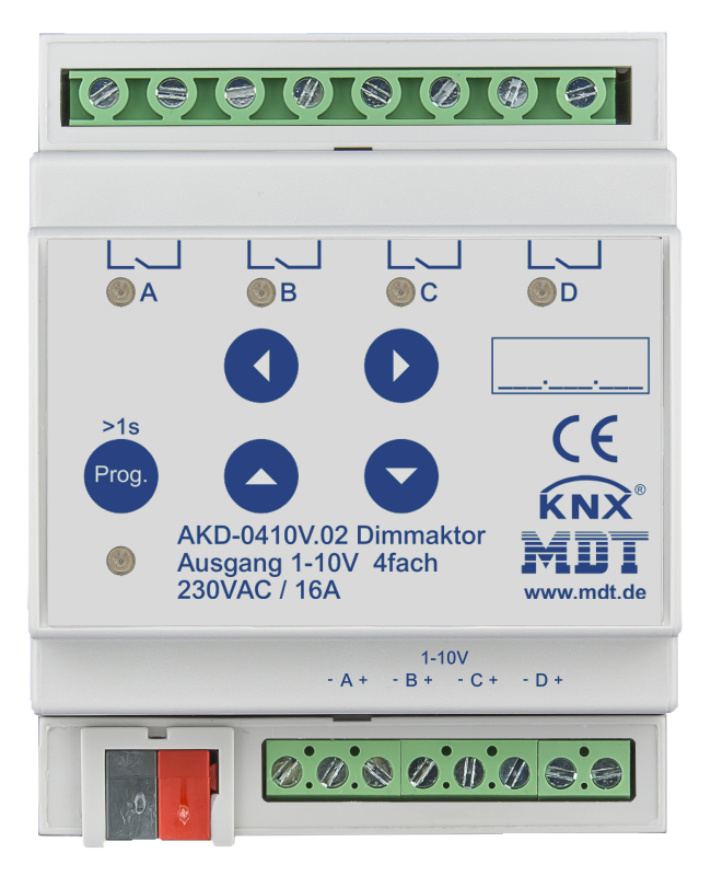 MDT Dimmeraktor 4-kan 1-10V RGBW