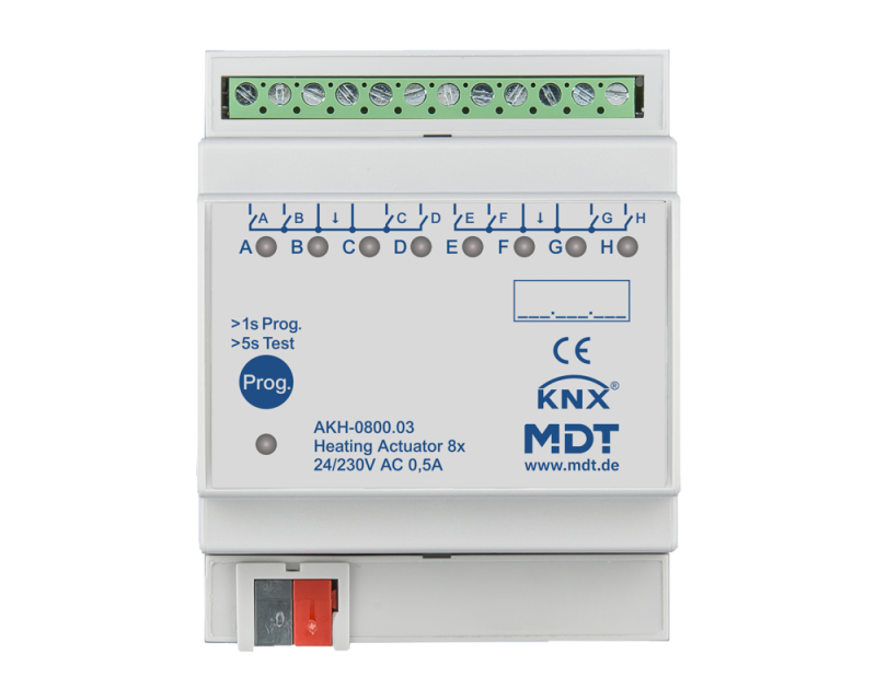 MDT Värmeaktor 8-kan 24-230VAC