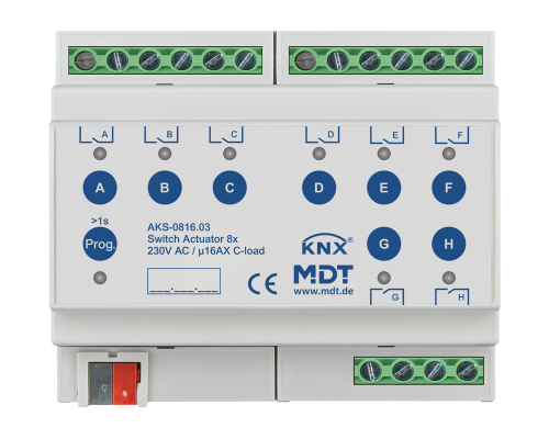 MDT Brytaktor 8-kan AKS Standard 16A