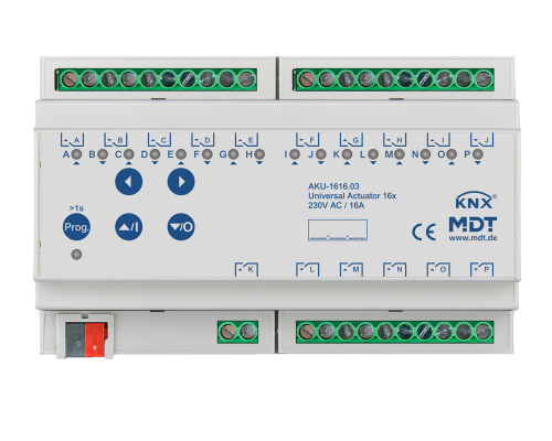 MDT Brytaktor 16-kan / 8-kan Jalusi AKU Universal 16A