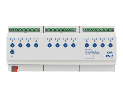 MDT Brytaktor 12-kan AMI C-last strömmätning 16A