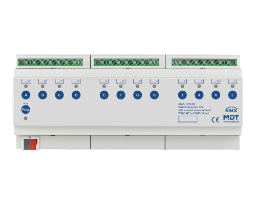 MDT Brytaktor 12-kan AMS Standard strömmätning 16A