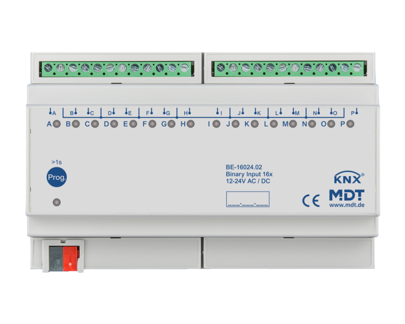MDT Binäringång 16-kan 24V AC/DC