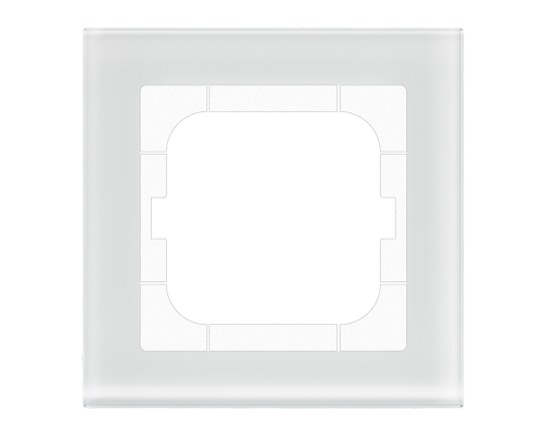 MDT Kombinationsram 1-fack 63x63 Vit glas