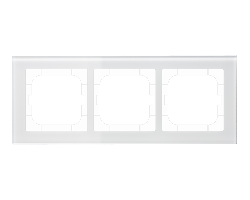 MDT Kombinationsram 3-fack 63x63 Vit glas