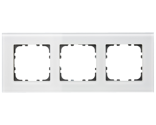 MDT Kombinationsram 3-fack 55x55 Vit glas