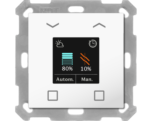 MDT Tryckknapp Smart 55 4-kn Display Vit blank