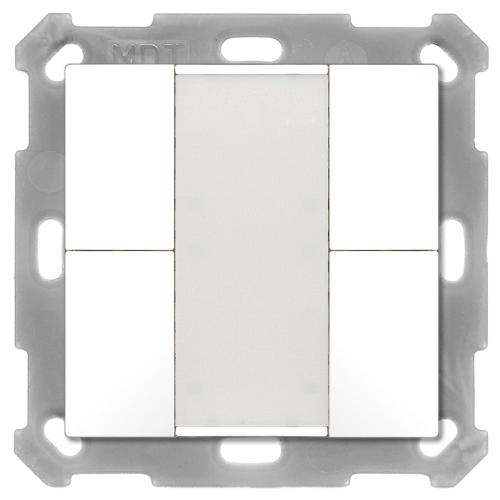 MDT Push Button 55 4-kn Vit matt