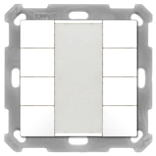 MDT Push Button 55 8-kn Vit blank