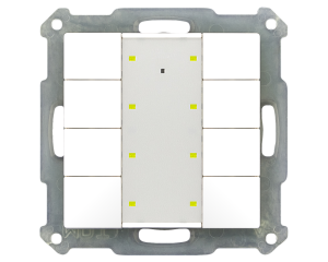 MDT Tryckknapp 8-kn 55 Plus Vit matt