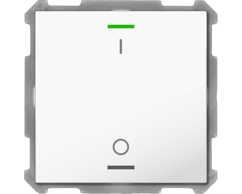 MDT Push Button Lite 63 2-kn I/O Vit blank