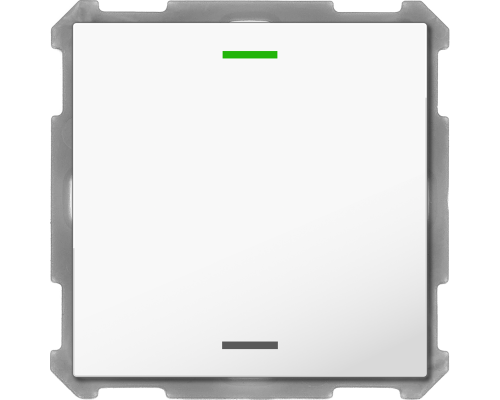 MDT Push Button Lite 63 2-kn Neut Vit blank + temp